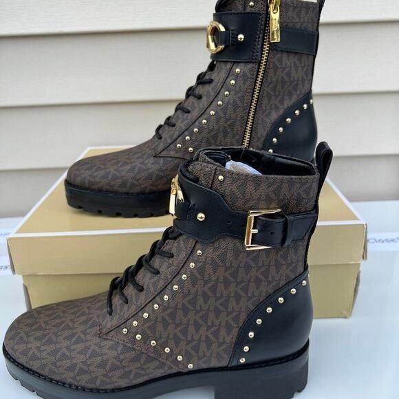 Michael kors boot Kincaid Lace up boots -Brown - Picture 2 of 12